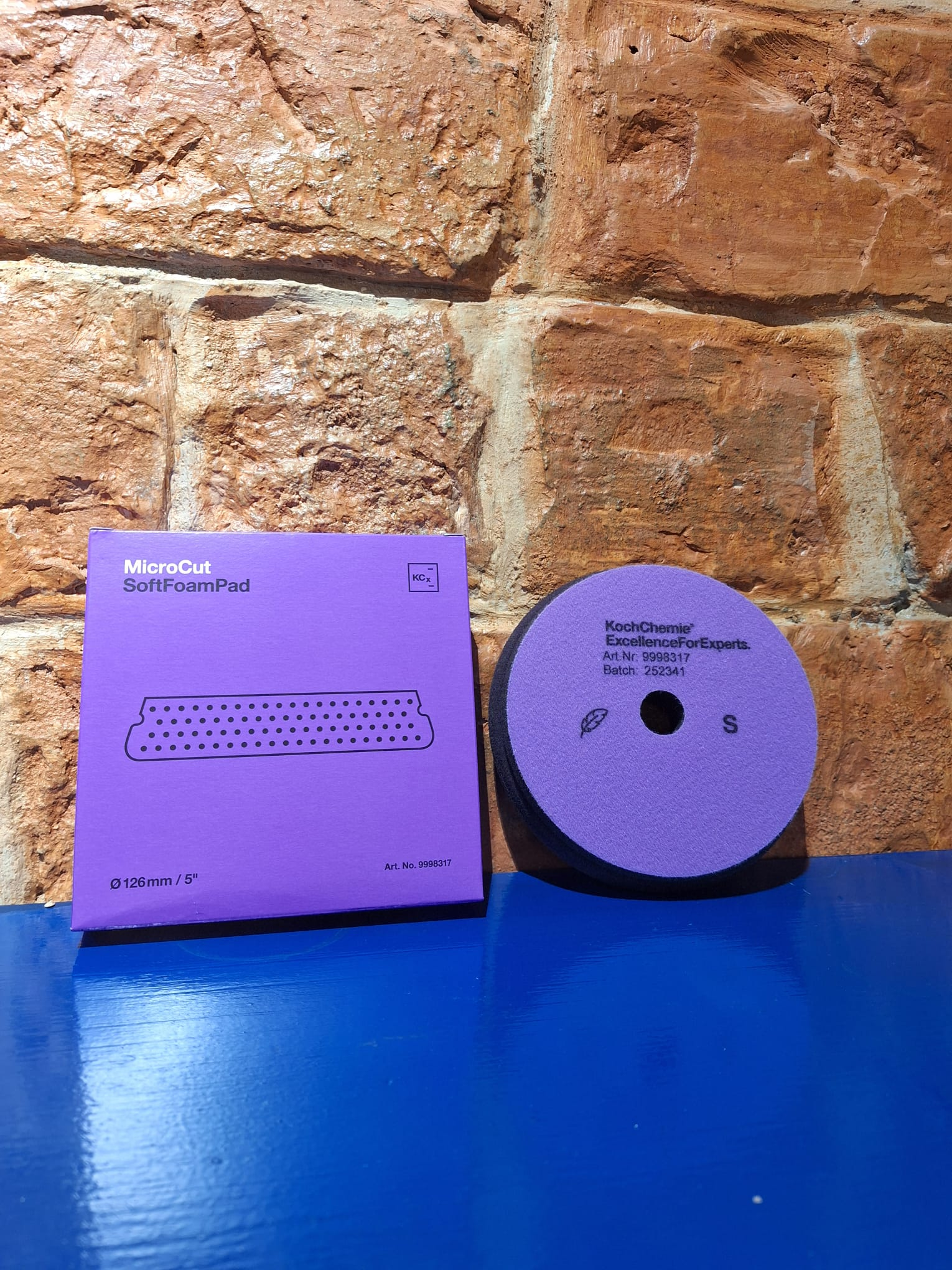 Image of Koch Chemie 126mmx23mm Purple Micro Soft Cut Foam Pad